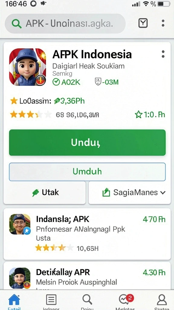 Tampilan antarmuka yang ramah pengguna.
