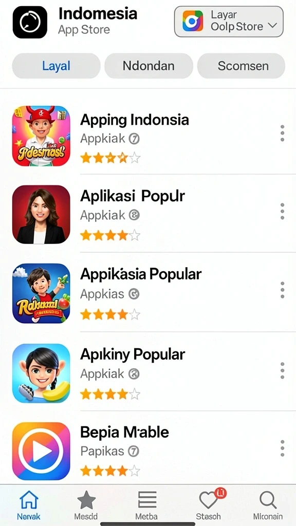 Tampilan antarmuka yang menarik dan mudah digunakan.