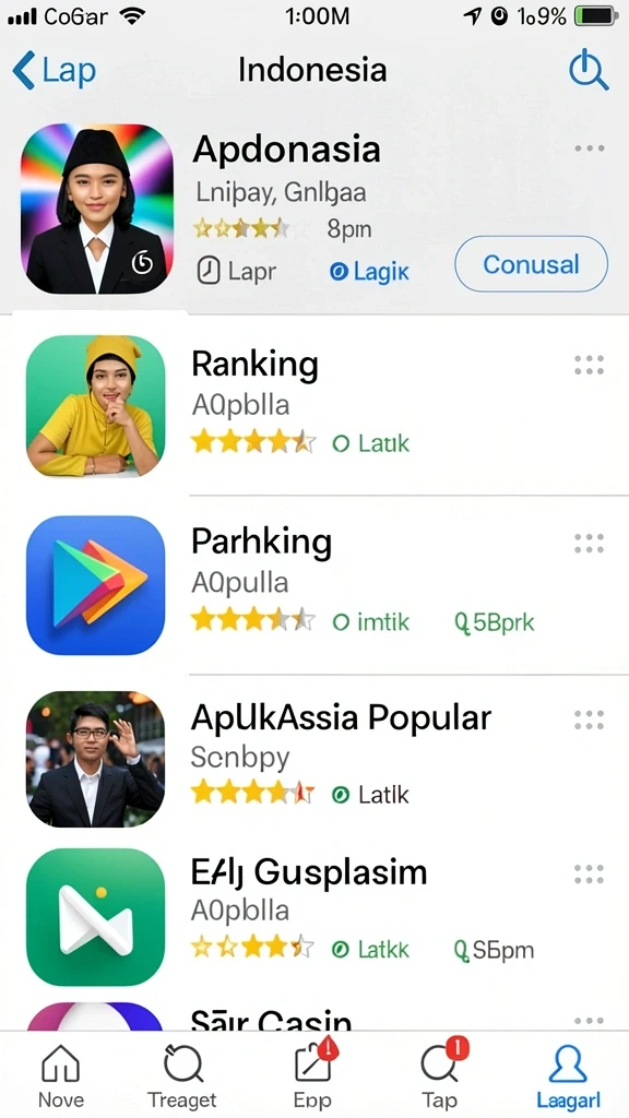 Dunia fantasi penuh warna dan menawan.