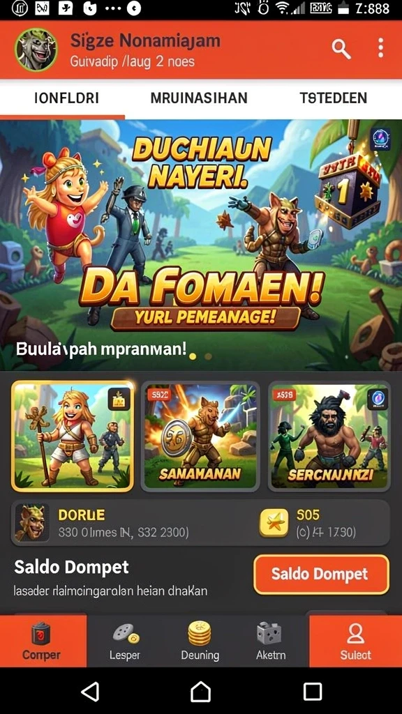 Tampilan antarmuka yang ramah pengguna.