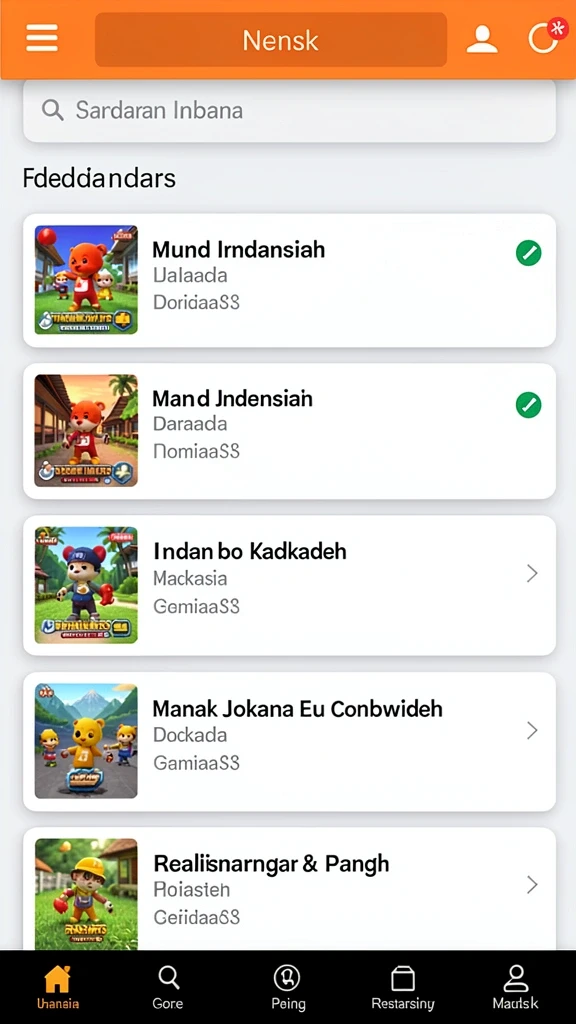 Antarmuka pengguna yang mudah dipahami dan digunakan.