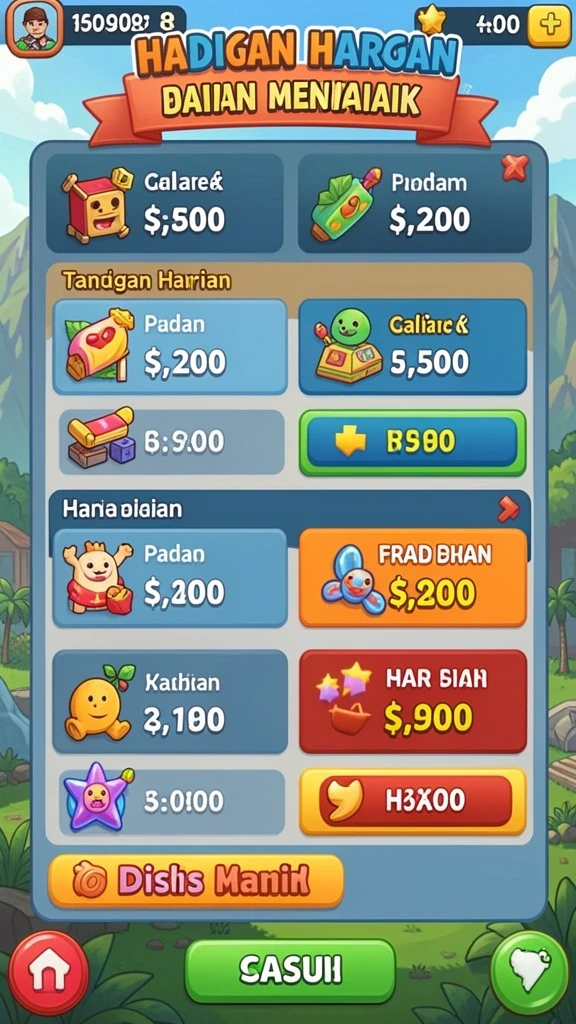 Antarmuka grafis yang menarik dan intuitif.
