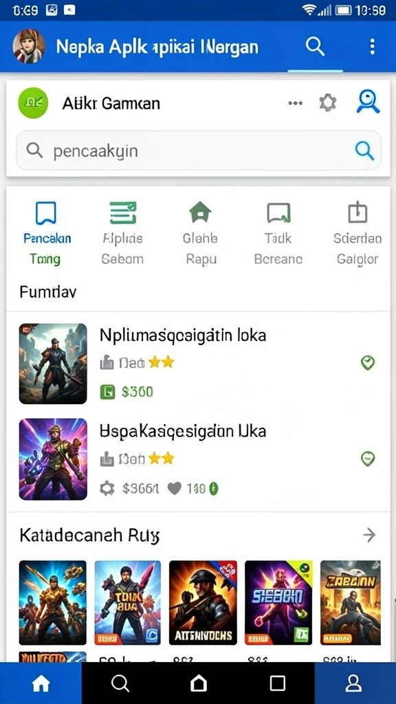 Tampilan antarmuka yang user-friendly.