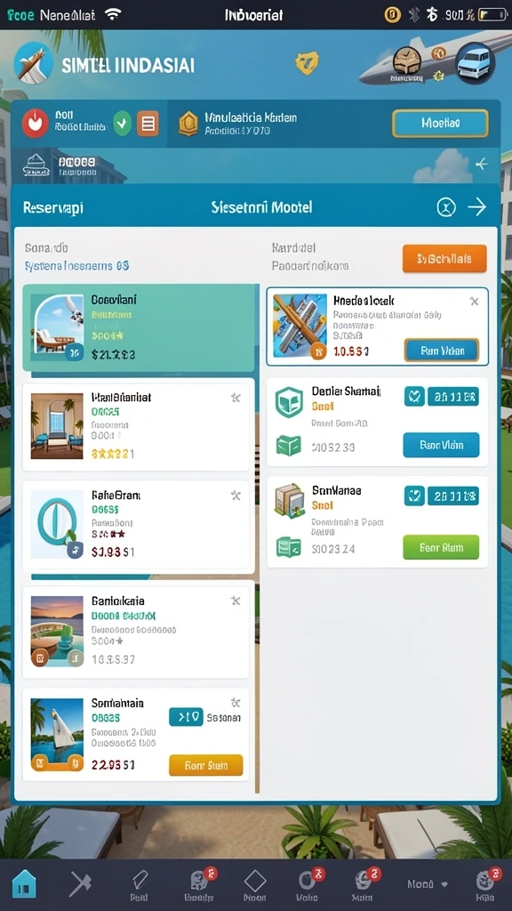 Screenshot dari gambar yang sedang diwarnai, menunjukkan alat mewarnai yang beragam.