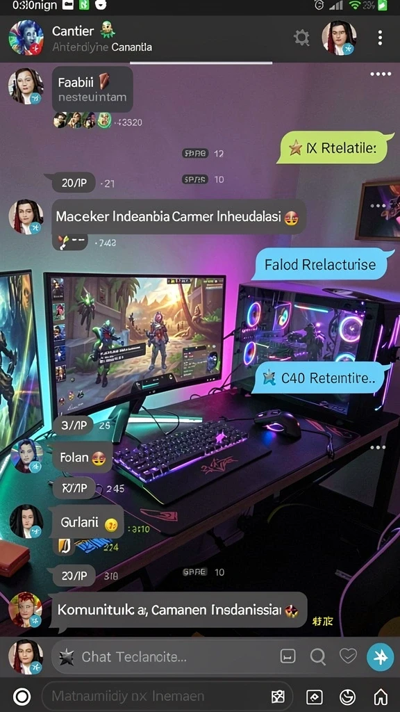 Tampilan game slot yang menarik dan penuh warna.