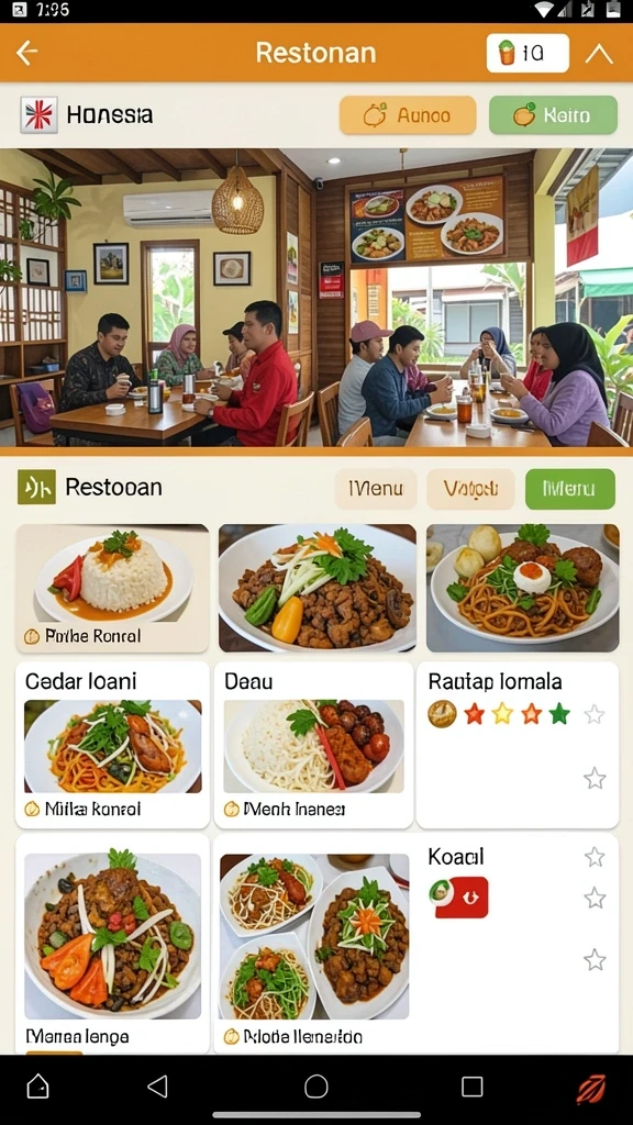 Screenshot menampilkan tampilan antar muka yang intuitif.