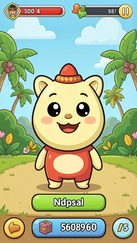 Tangkapan layar dari interaksi sosial antar pemain di dalam game.