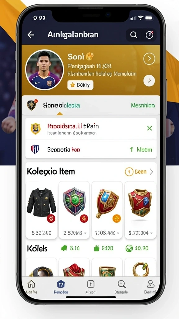 Tampilan antarmuka pengguna yang menarik dan intuitif.