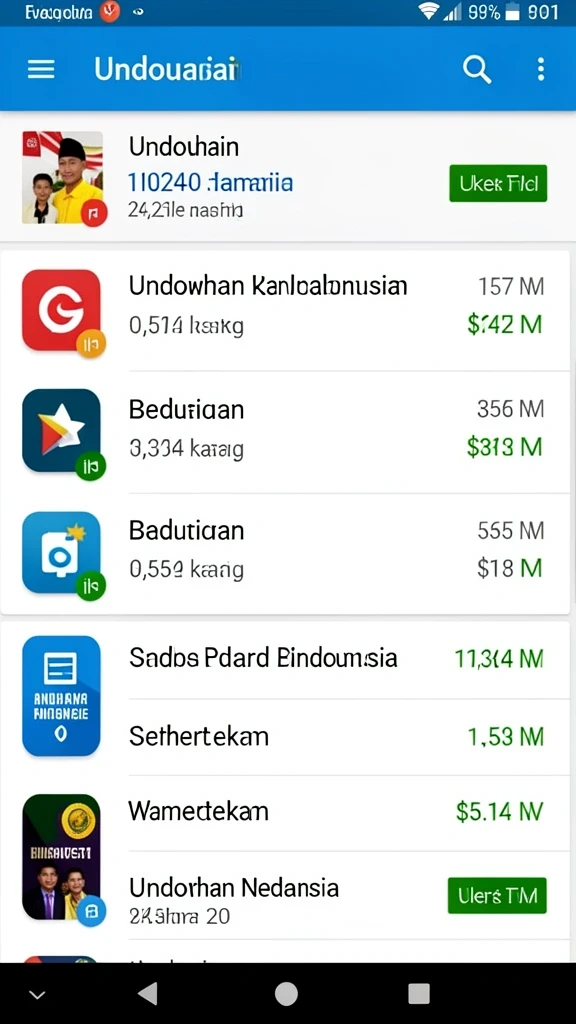 Antarmuka pengguna yang intuitif dan mudah dipahami.