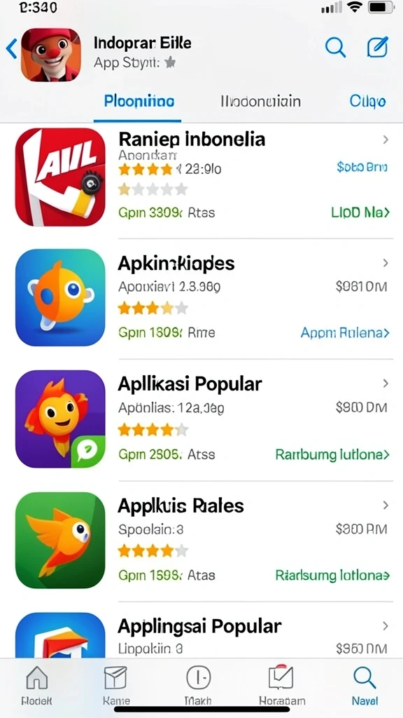 Tampilan awal yang menarik dengan grafis berkualitas.