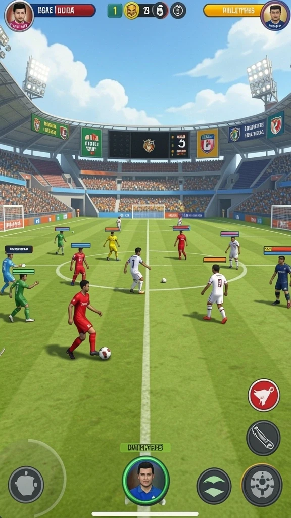 Mode multiplayer yang seru dan kompetitif.