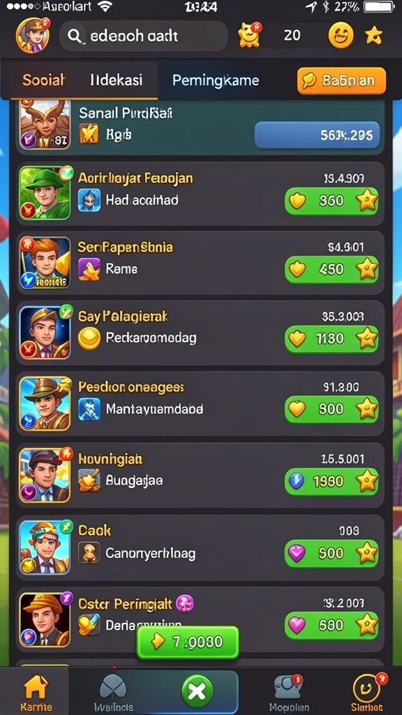 Tampilan antarmuka yang menarik dan mudah digunakan.