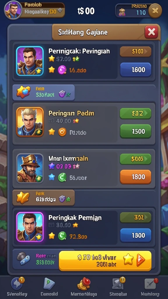 Tampilan awal QGLUCKY yang menarik.