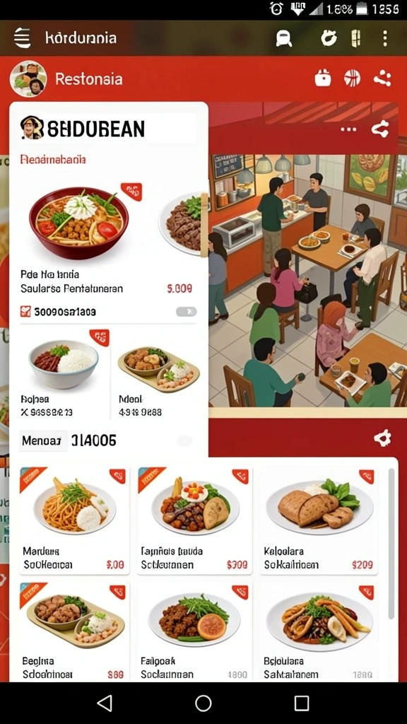 Tampilan antarmuka yang memukau dan user-friendly.