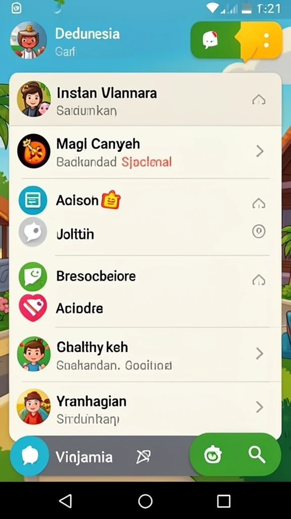 Tampilan antarmuka yang user-friendly.