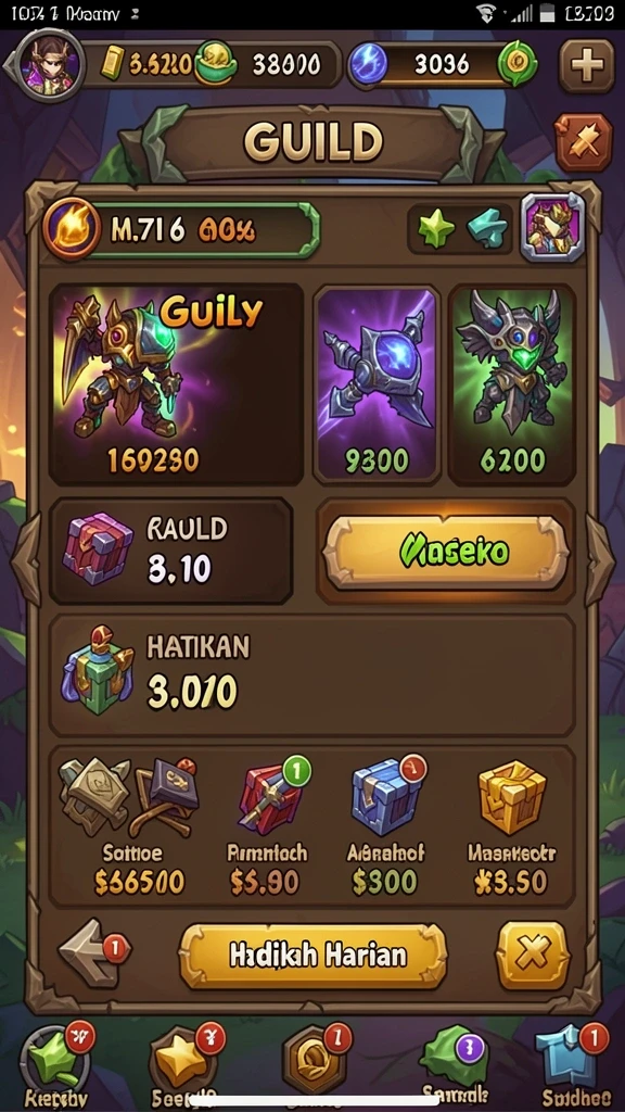 Mode multiplayer yang seru dan kompetitif.