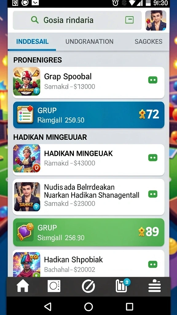 Tampilan antarmuka yang ramah pengguna.