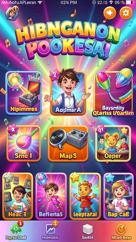 Hadiah menarik menanti di setiap level.