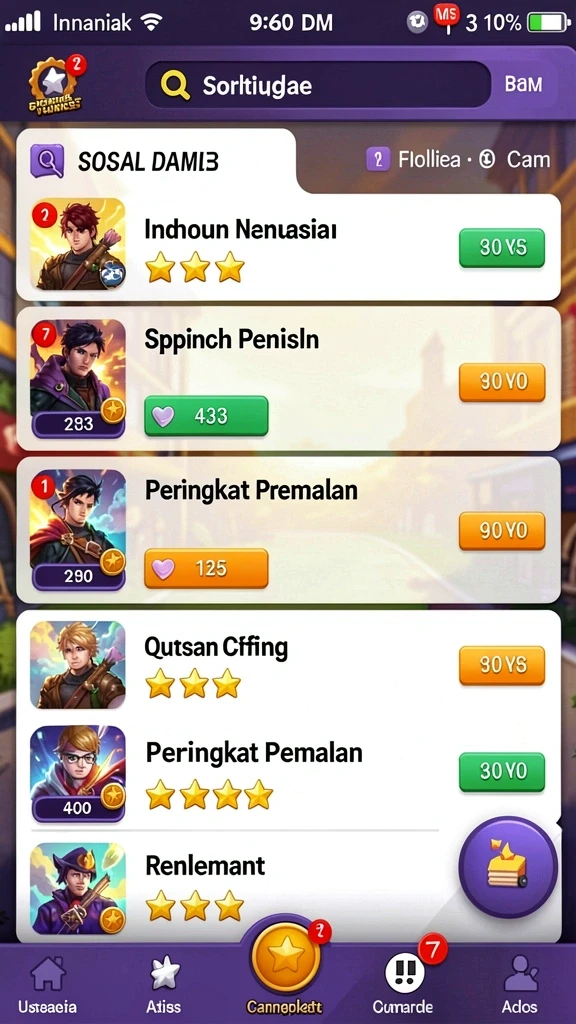 Gameplay seru dengan strategi yang menantang.