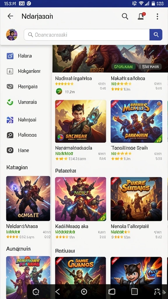 Grafis yang tajam membuat pengalaman bermain semakin menarik.