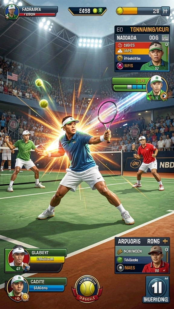 Screenshot menunjukkan pemain berinteraksi dalam mode multiplayer.